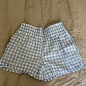 Blue Gingham Women's Shorts -Hill House